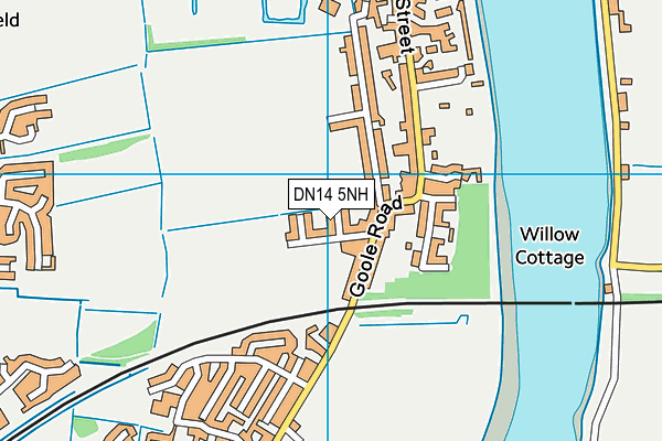 DN14 5NH map - OS VectorMap District (Ordnance Survey) DN14 5NH map - OS VectorMap District (Ordnance Survey)
