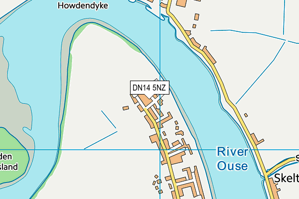 DN14 5NZ map - OS VectorMap District (Ordnance Survey) DN14 5NZ map - OS VectorMap District (Ordnance Survey)