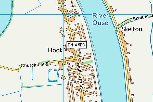 DN14 5PQ map - OS VectorMap District (Ordnance Survey) DN14 5PQ map - OS VectorMap District (Ordnance Survey)