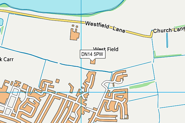 DN14 5PW map - OS VectorMap District (Ordnance Survey) DN14 5PW map - OS VectorMap District (Ordnance Survey)