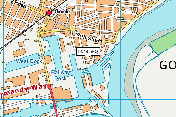 DN14 5RQ map - OS VectorMap District (Ordnance Survey) DN14 5RQ map - OS VectorMap District (Ordnance Survey)