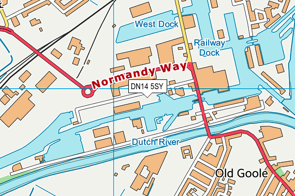 DN14 5SY map - OS VectorMap District (Ordnance Survey) DN14 5SY map - OS VectorMap District (Ordnance Survey)
