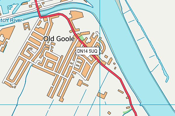 DN14 5UQ map - OS VectorMap District (Ordnance Survey) DN14 5UQ map - OS VectorMap District (Ordnance Survey)