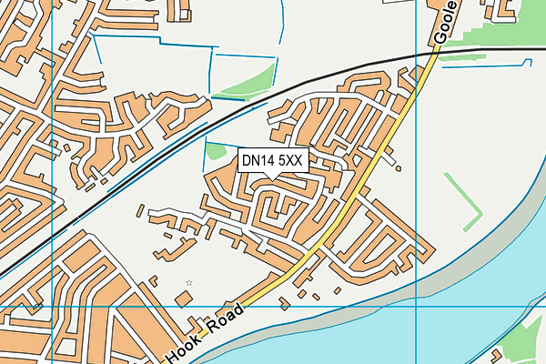 DN14 5XX map - OS VectorMap District (Ordnance Survey) DN14 5XX map - OS VectorMap District (Ordnance Survey)