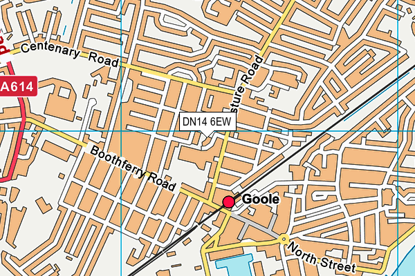 DN14 6EW map - OS VectorMap District (Ordnance Survey) DN14 6EW map - OS VectorMap District (Ordnance Survey)