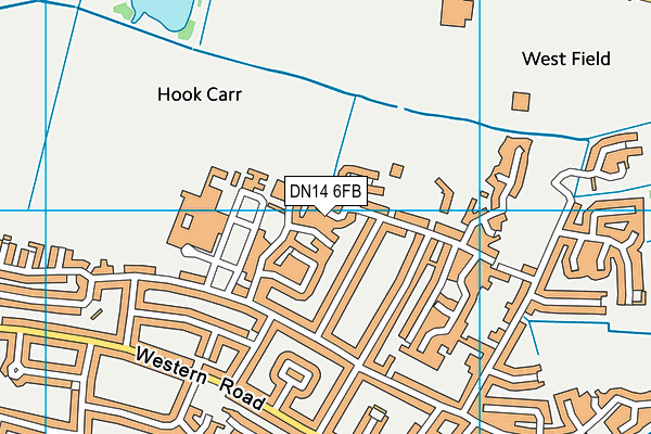 DN14 6FB map - OS VectorMap District (Ordnance Survey) DN14 6FB map - OS VectorMap District (Ordnance Survey)