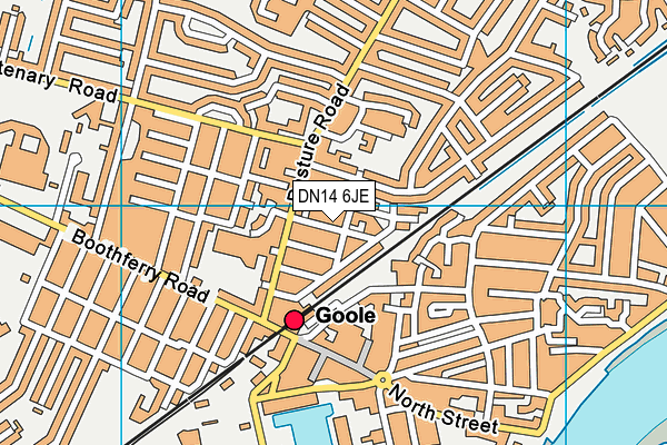 DN14 6JE map - OS VectorMap District (Ordnance Survey) DN14 6JE map - OS VectorMap District (Ordnance Survey)