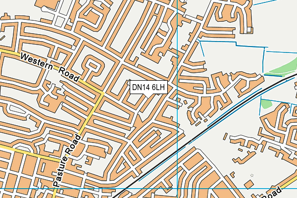 DN14 6LH map - OS VectorMap District (Ordnance Survey) DN14 6LH map - OS VectorMap District (Ordnance Survey)