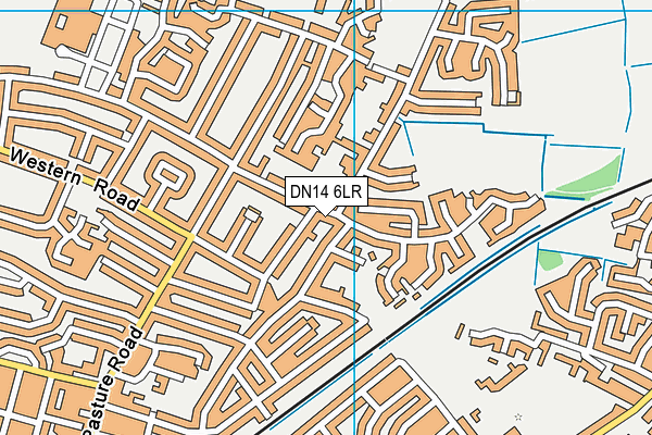 DN14 6LR map - OS VectorMap District (Ordnance Survey) DN14 6LR map - OS VectorMap District (Ordnance Survey)