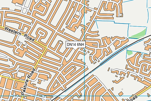 DN14 6NH map - OS VectorMap District (Ordnance Survey) DN14 6NH map - OS VectorMap District (Ordnance Survey)