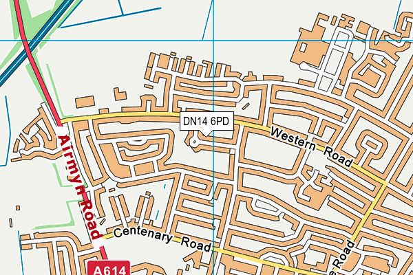 DN14 6PD map - OS VectorMap District (Ordnance Survey) DN14 6PD map - OS VectorMap District (Ordnance Survey)