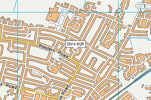 DN14 6QR map - OS VectorMap District (Ordnance Survey) DN14 6QR map - OS VectorMap District (Ordnance Survey)