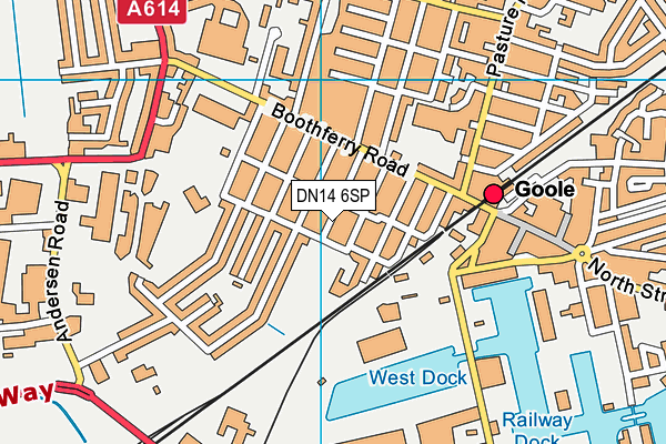 DN14 6SP map - OS VectorMap District (Ordnance Survey) DN14 6SP map - OS VectorMap District (Ordnance Survey)