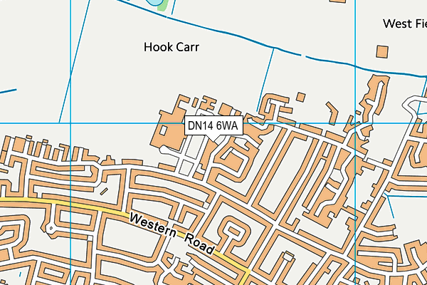 DN14 6WA map - OS VectorMap District (Ordnance Survey) DN14 6WA map - OS VectorMap District (Ordnance Survey)