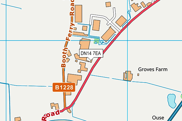 DN14 7EA map - OS VectorMap District (Ordnance Survey) DN14 7EA map - OS VectorMap District (Ordnance Survey)