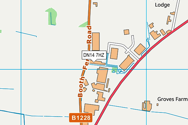 DN14 7HZ map - OS VectorMap District (Ordnance Survey) DN14 7HZ map - OS VectorMap District (Ordnance Survey)