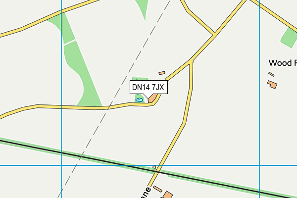 DN14 7JX map - OS VectorMap District (Ordnance Survey) DN14 7JX map - OS VectorMap District (Ordnance Survey)