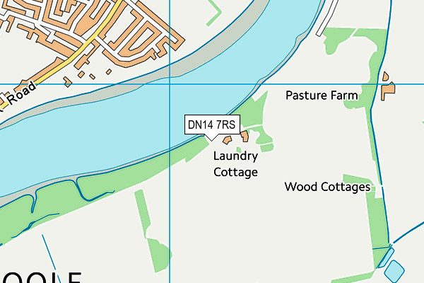 DN14 7RS map - OS VectorMap District (Ordnance Survey) DN14 7RS map - OS VectorMap District (Ordnance Survey)