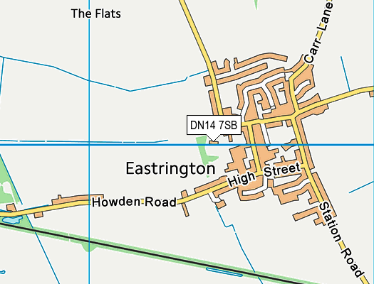 DN14 7SB map - OS VectorMap District (Ordnance Survey) DN14 7SB map - OS VectorMap District (Ordnance Survey)