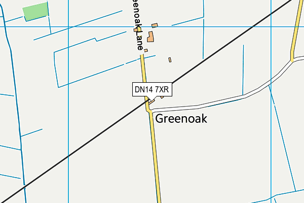 DN14 7XR map - OS VectorMap District (Ordnance Survey) DN14 7XR map - OS VectorMap District (Ordnance Survey)
