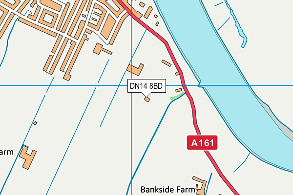 DN14 8BD map - OS VectorMap District (Ordnance Survey) DN14 8BD map - OS VectorMap District (Ordnance Survey)