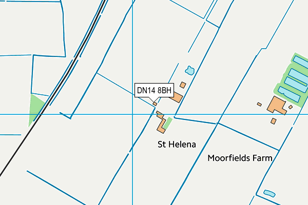 DN14 8BH map - OS VectorMap District (Ordnance Survey) DN14 8BH map - OS VectorMap District (Ordnance Survey)