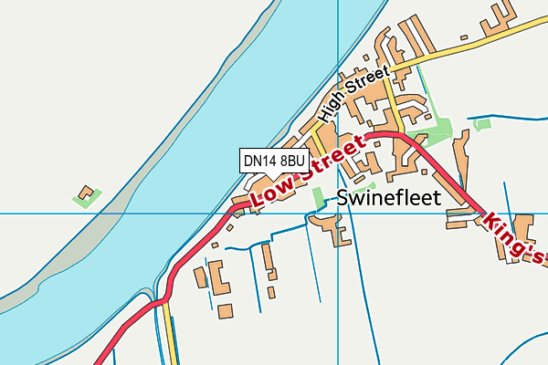 DN14 8BU map - OS VectorMap District (Ordnance Survey) DN14 8BU map - OS VectorMap District (Ordnance Survey)