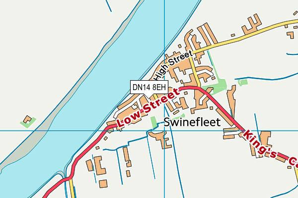 DN14 8EH map - OS VectorMap District (Ordnance Survey) DN14 8EH map - OS VectorMap District (Ordnance Survey)