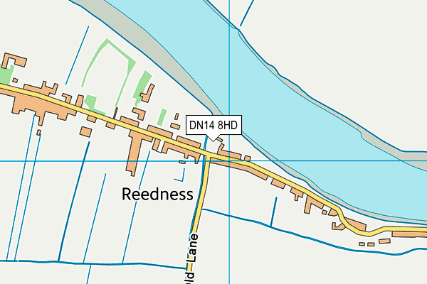 DN14 8HD map - OS VectorMap District (Ordnance Survey) DN14 8HD map - OS VectorMap District (Ordnance Survey)