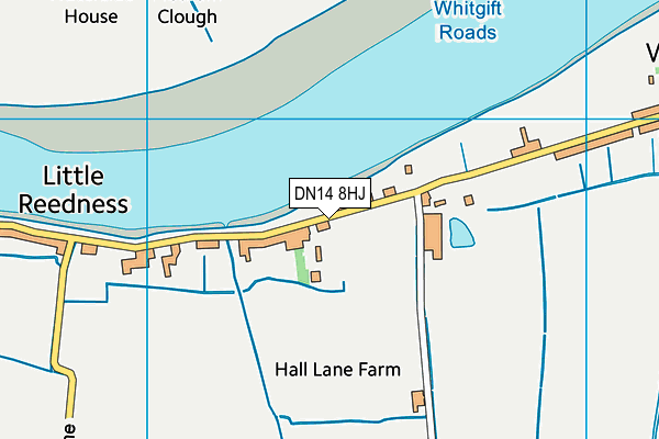 DN14 8HJ map - OS VectorMap District (Ordnance Survey) DN14 8HJ map - OS VectorMap District (Ordnance Survey)