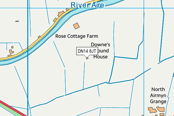 DN14 8JT map - OS VectorMap District (Ordnance Survey) DN14 8JT map - OS VectorMap District (Ordnance Survey)