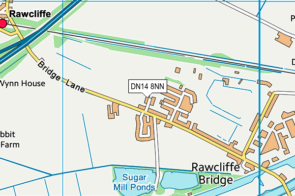 DN14 8NN map - OS VectorMap District (Ordnance Survey) DN14 8NN map - OS VectorMap District (Ordnance Survey)