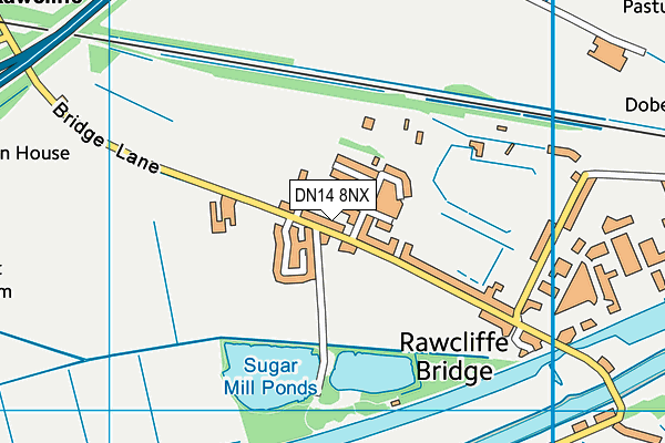DN14 8NX map - OS VectorMap District (Ordnance Survey) DN14 8NX map - OS VectorMap District (Ordnance Survey)