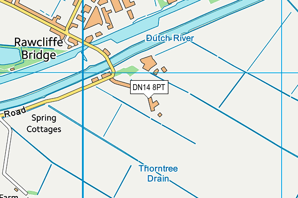 DN14 8PT map - OS VectorMap District (Ordnance Survey) DN14 8PT map - OS VectorMap District (Ordnance Survey)