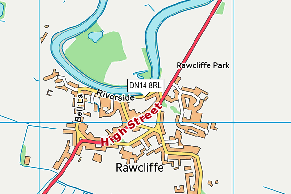 DN14 8RL map - OS VectorMap District (Ordnance Survey) DN14 8RL map - OS VectorMap District (Ordnance Survey)