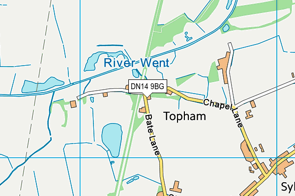 DN14 9BG map - OS VectorMap District (Ordnance Survey) DN14 9BG map - OS VectorMap District (Ordnance Survey)