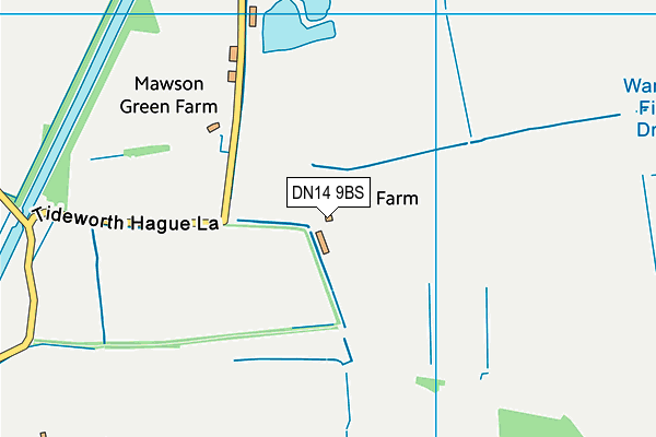 DN14 9BS map - OS VectorMap District (Ordnance Survey) DN14 9BS map - OS VectorMap District (Ordnance Survey)
