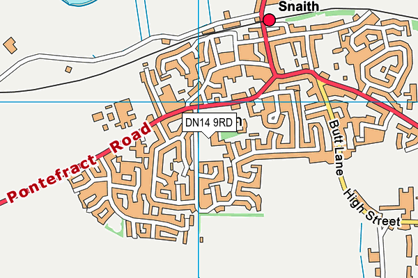 DN14 9RD map - OS VectorMap District (Ordnance Survey) DN14 9RD map - OS VectorMap District (Ordnance Survey)
