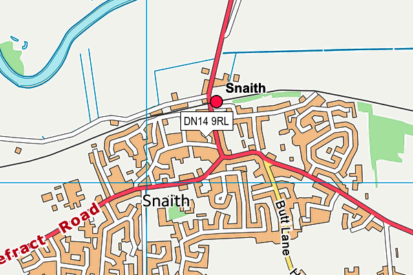 DN14 9RL map - OS VectorMap District (Ordnance Survey) DN14 9RL map - OS VectorMap District (Ordnance Survey)
