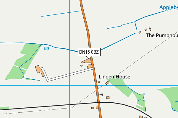 DN15 0BZ map - OS VectorMap District (Ordnance Survey) DN15 0BZ map - OS VectorMap District (Ordnance Survey)
