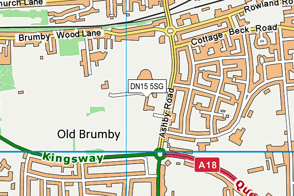 DN15 5SG map - OS VectorMap District (Ordnance Survey) DN15 5SG map - OS VectorMap District (Ordnance Survey)