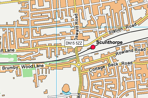 DN15 5ZZ map - OS VectorMap District (Ordnance Survey) DN15 5ZZ map - OS VectorMap District (Ordnance Survey)