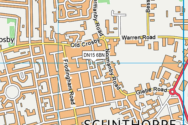 DN15 6BN map - OS VectorMap District (Ordnance Survey) DN15 6BN map - OS VectorMap District (Ordnance Survey)