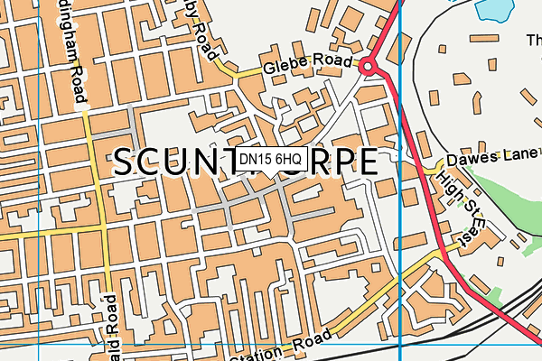 DN15 6HQ map - OS VectorMap District (Ordnance Survey) DN15 6HQ map - OS VectorMap District (Ordnance Survey)