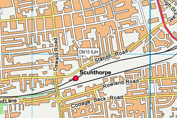 DN15 6JH map - OS VectorMap District (Ordnance Survey) DN15 6JH map - OS VectorMap District (Ordnance Survey)