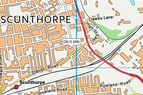 DN15 6RN map - OS VectorMap District (Ordnance Survey) DN15 6RN map - OS VectorMap District (Ordnance Survey)