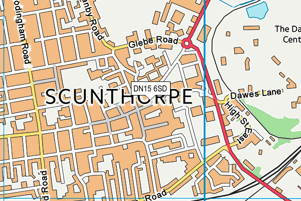 DN15 6SD map - OS VectorMap District (Ordnance Survey) DN15 6SD map - OS VectorMap District (Ordnance Survey)