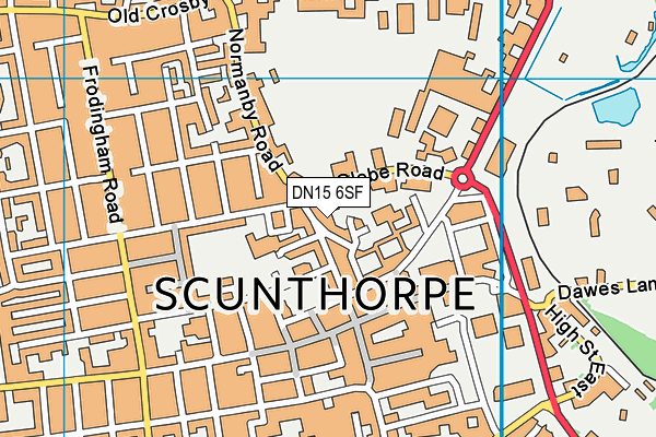 DN15 6SF map - OS VectorMap District (Ordnance Survey) DN15 6SF map - OS VectorMap District (Ordnance Survey)