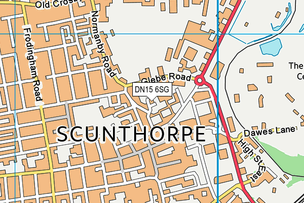 DN15 6SG map - OS VectorMap District (Ordnance Survey) DN15 6SG map - OS VectorMap District (Ordnance Survey)