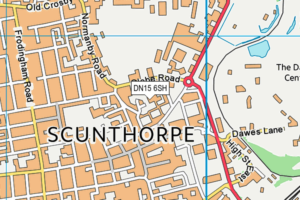 DN15 6SH map - OS VectorMap District (Ordnance Survey) DN15 6SH map - OS VectorMap District (Ordnance Survey)